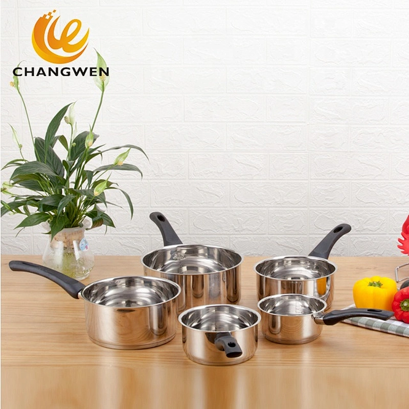 Kitchen saucepan sauce pan stainless steel saucepan set