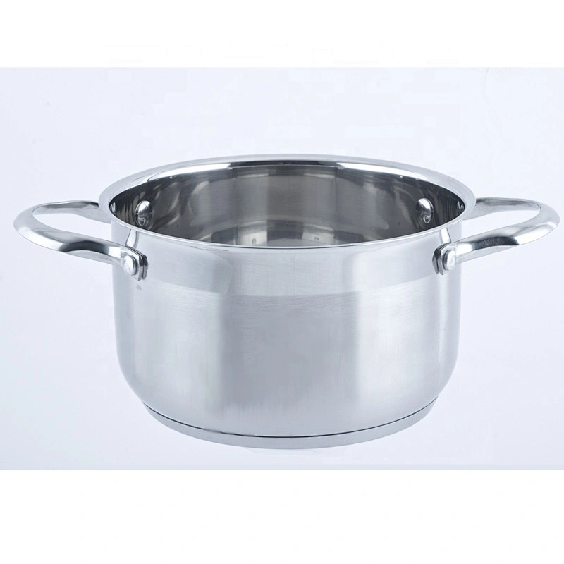 18cm with lid cooking stainless steel  cookware pot casserole set