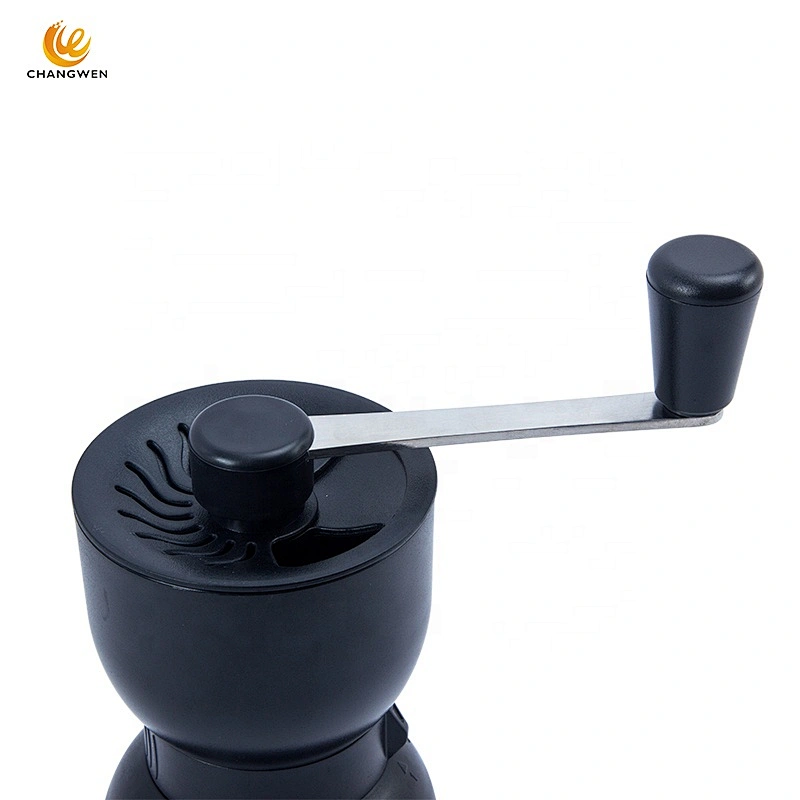 4 Levels Adjustable Ceramic Burr Mill Coffee Bean Grinder Manual Coffee Grinder for Espresso