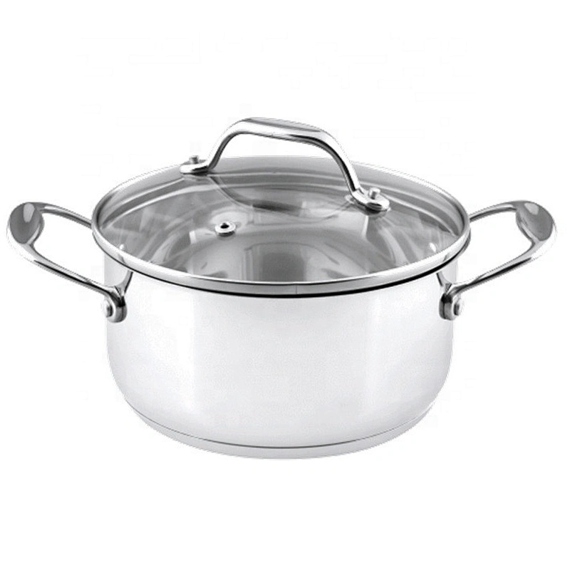 professional stainless steel big pot casserole set not aluminium