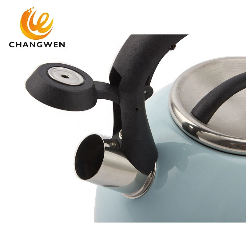 stainless steel water tea travel keep warm whistle kettle for sale