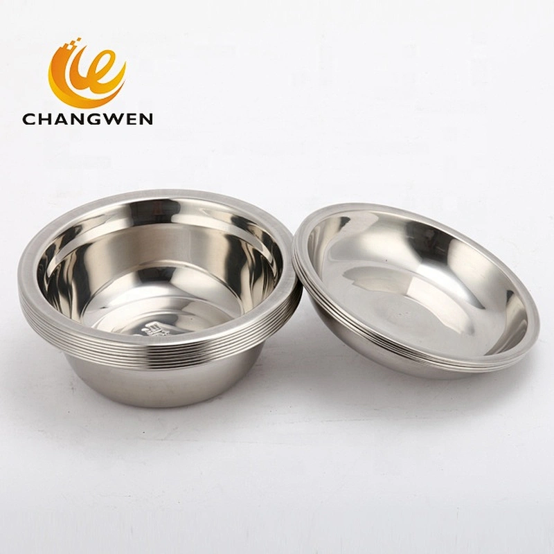 Basin Stainless steel soup bowl