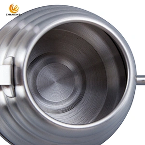 Factory Hot Sale 304 Stainless Steel Gooseneck Pour Over Coffee Pot with thermometer
