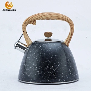Induction bottom cooker kettle teapot stainless steel whistling tea kettle