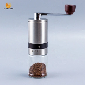 Hot selling Portable 6 Precise Adjustable Setting stainless steel grinder manual coffee bean grinder