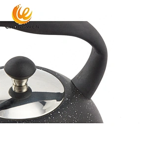 Black handle bakelite stainless steel kettle polishing water boiler 3.0L