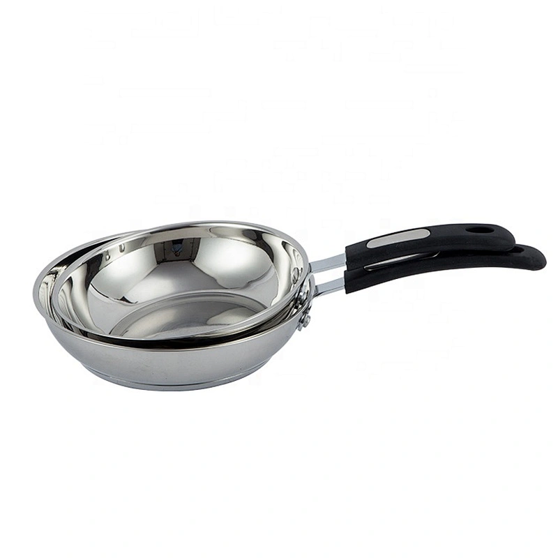factory price 3pcs cookware sets stainless steel non stick fry pan set frying pan