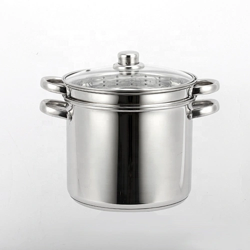 factory price stove stainless steel vegetable cookware steamer pot