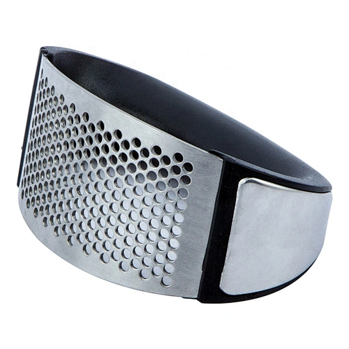 1pcs Stainless Steel Garlic Presses Manual Garlic Mincer Chopping Tools Curve Fruit Vegetable Tools Kitchen Gadgets