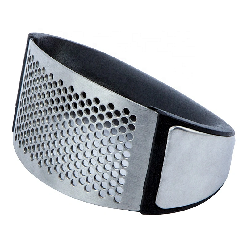 1pcs Stainless Steel Garlic Presses Manual Garlic Mincer Chopping Tools Curve Fruit Vegetable Tools Kitchen Gadgets