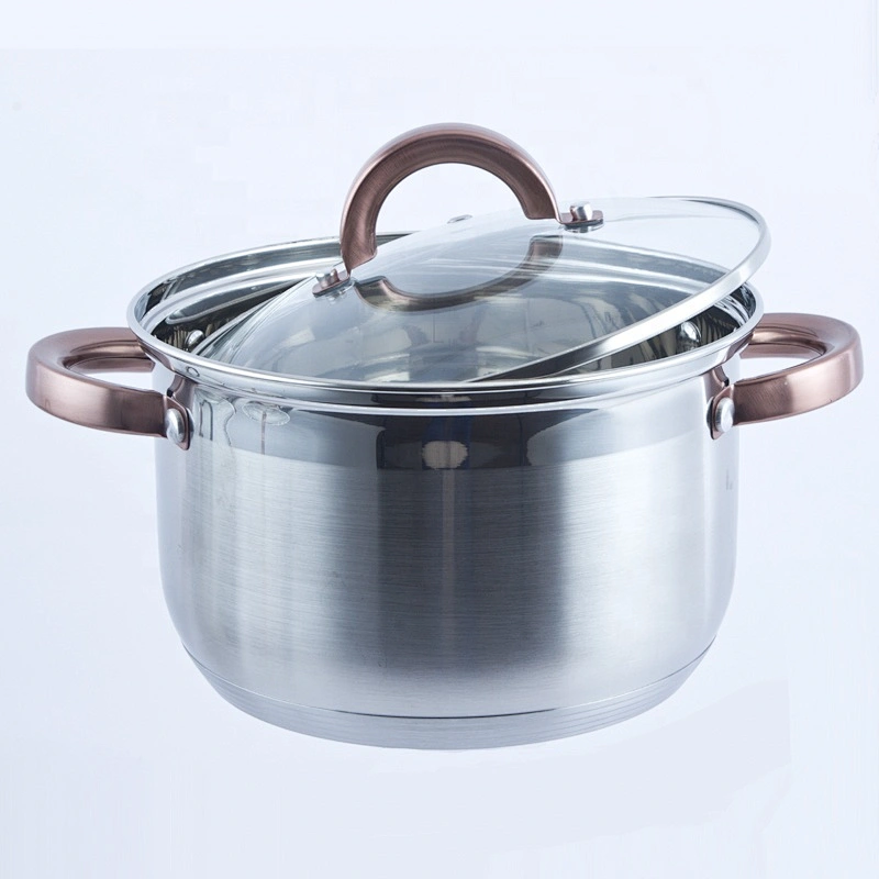 stainless steel cooking coffee sets soup stock pan cookware pot