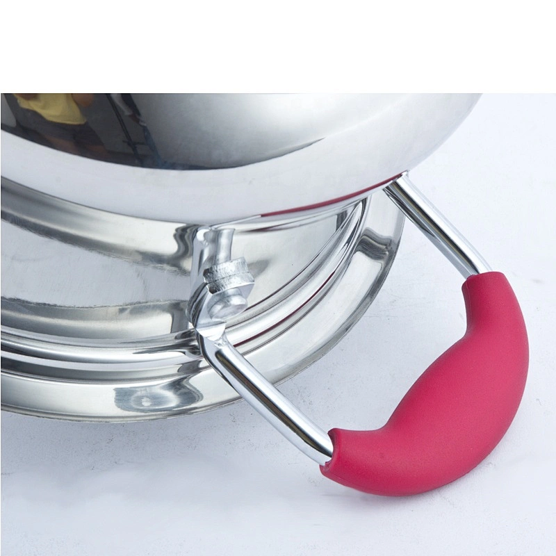 belly shape stainless steel induction casserole pot with induction base
