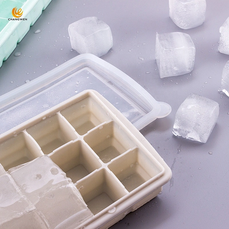 Hot Sale 21 Cavities Honeycomb Food Grade Reusable Silicone Square Ice Cube Tray DIY ice cream lolly molds trays