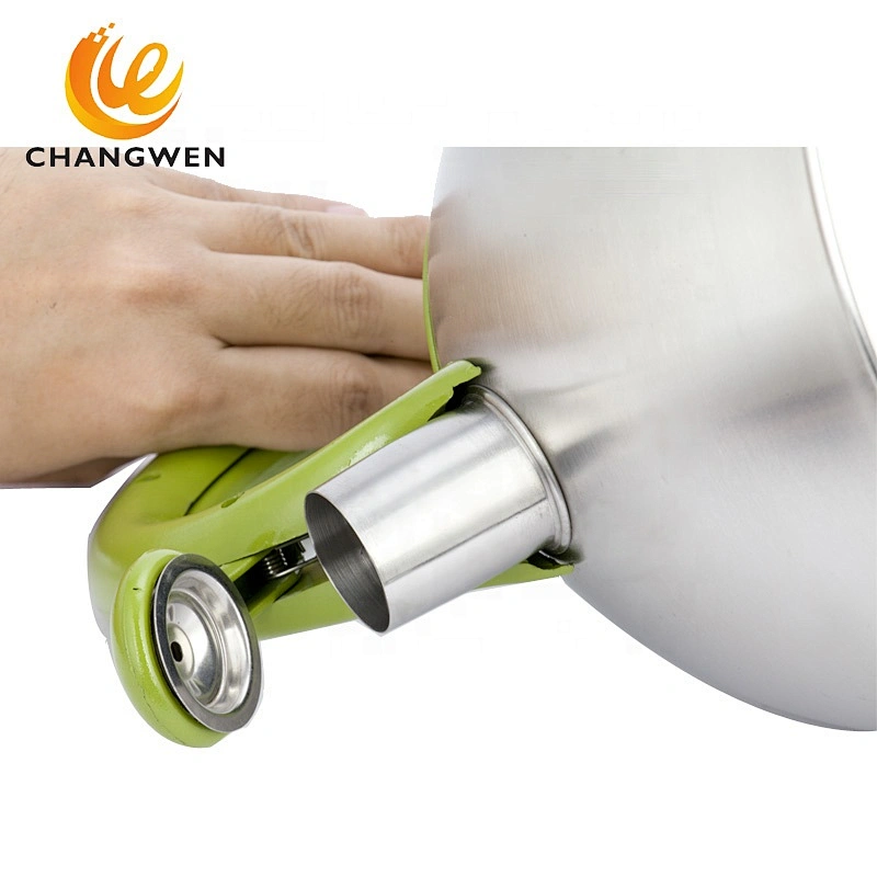 Guangdong green ss 304 stove top induction whistling tea kettle