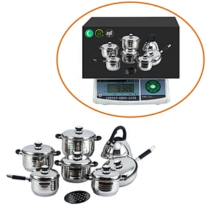 Hot Cheap 15Pcs Casserole Set Stainless Steel Hot Pot Kitchen Cookware Sets