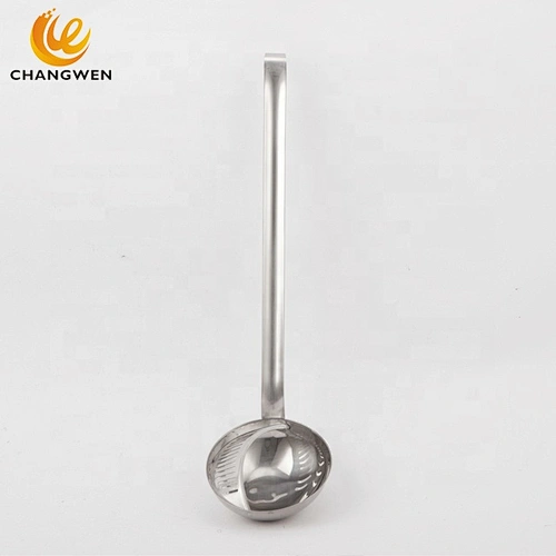 Stainless Steel 304 Kitchen Tool Soup Ladle Slotted Ladle Big Soup Spoon Slotted Spoon Cooking Tool Gadgets