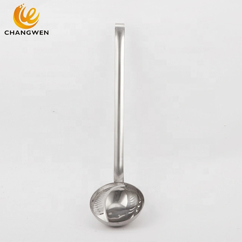 Stainless Steel 304 Kitchen Tool Soup Ladle Slotted Ladle Big Soup Spoon Slotted Spoon Cooking Tool Gadgets