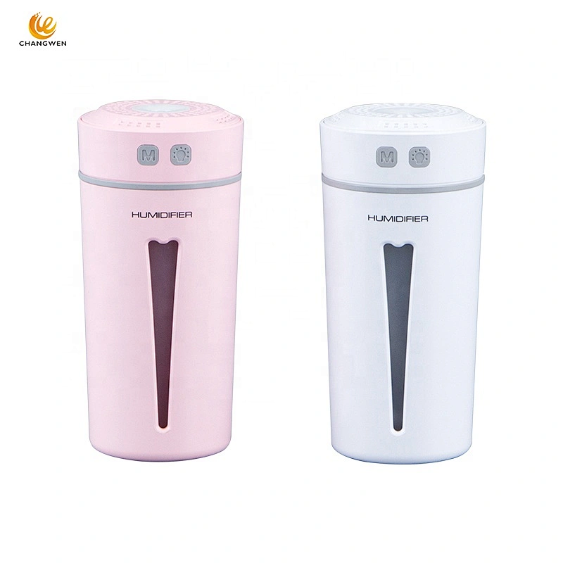 260ml USB mini Car Humidifier Office Home Ultrasonic Air Humidifier with LED Lights