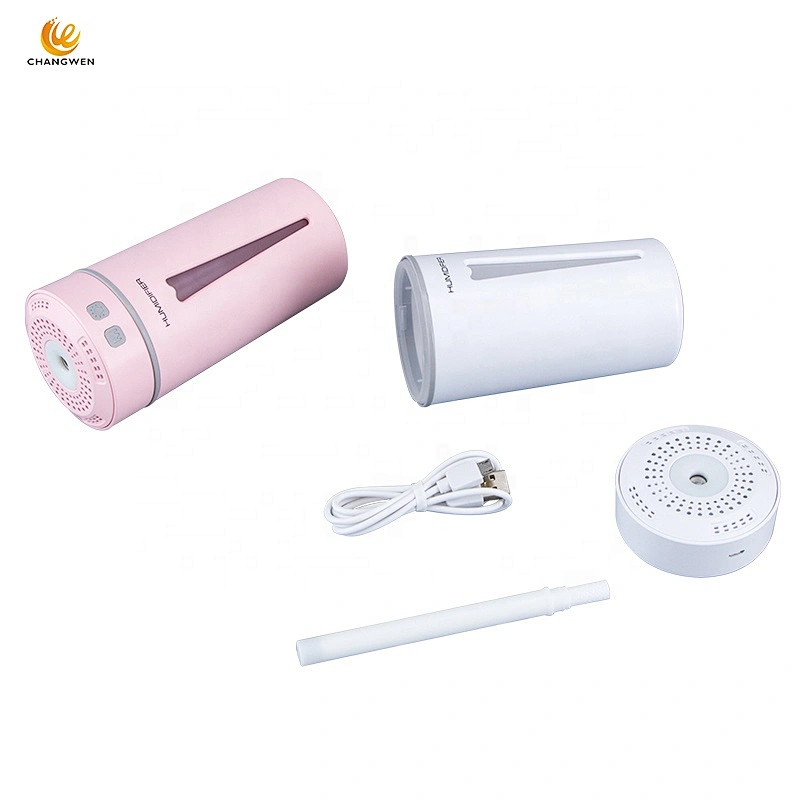 260ml USB mini Car Humidifier Office Home Ultrasonic Air Humidifier with LED Lights