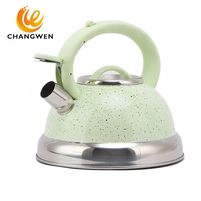 Whistling Water Kettle Stovetop Induction Stainless Steel Water Pot