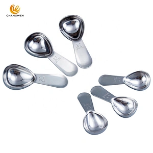 High Quality Exquisite 1&2 Tbsp 304 Stainless steel Honey Spoon Coffee Measuring Spoon