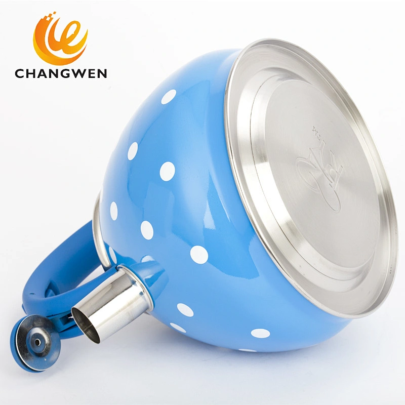 Stainless Steel Water Kettle Whistling 3L Whistling Kettle Quality Tea Pot Red Spout Locking Cover Stovetop Whistling Kettle