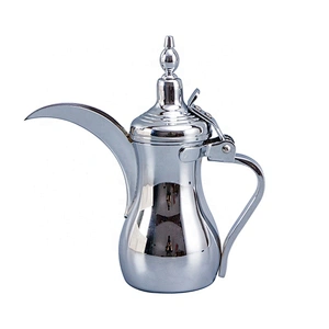 Kitchen Accessory 12/18/24 OZ Coffee Kettle Stainless Steel Dallah Gold Coffee Pot