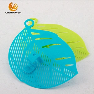 Durable Clean Leaf Shape Rice Wash Sieve Beans Peas Cleaning Gadget Kitchen Clips Tools