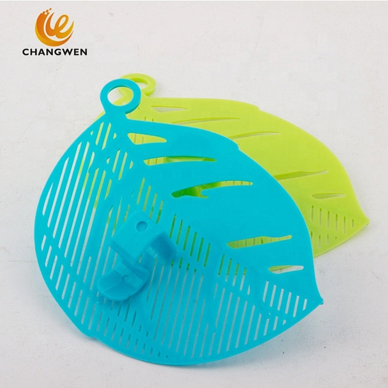 Durable Clean Leaf Shape Rice Wash Sieve Beans Peas Cleaning Gadget Kitchen Clips Tools