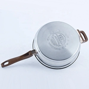 0.5mm cookware stainless steel non stick frying pan set