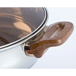 0.5mm cookware stainless steel non stick frying pan set