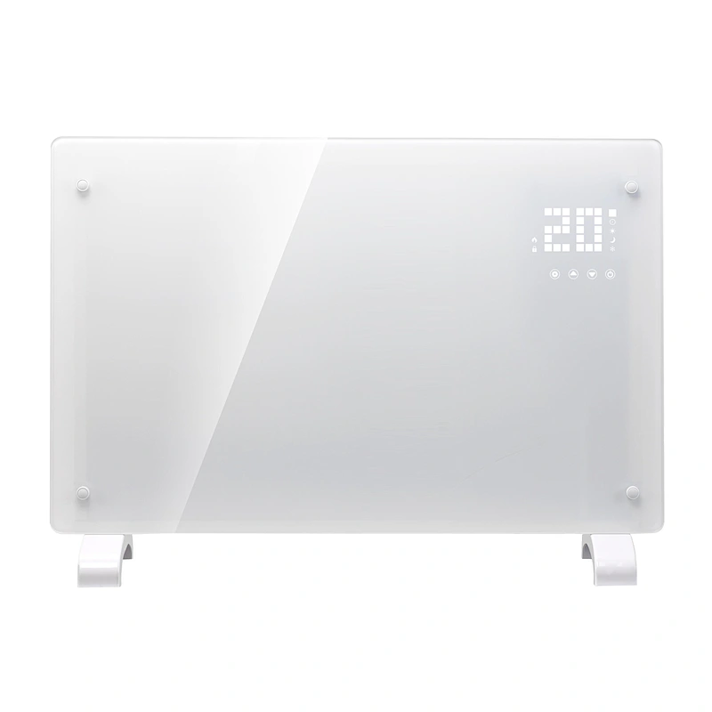2021 high quality rohs certified 2000W wall mounted freestanding convection heaters glass panel heater