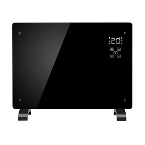 2000W glass panel heater LED wifi convector eco wall white/black glass panel heater