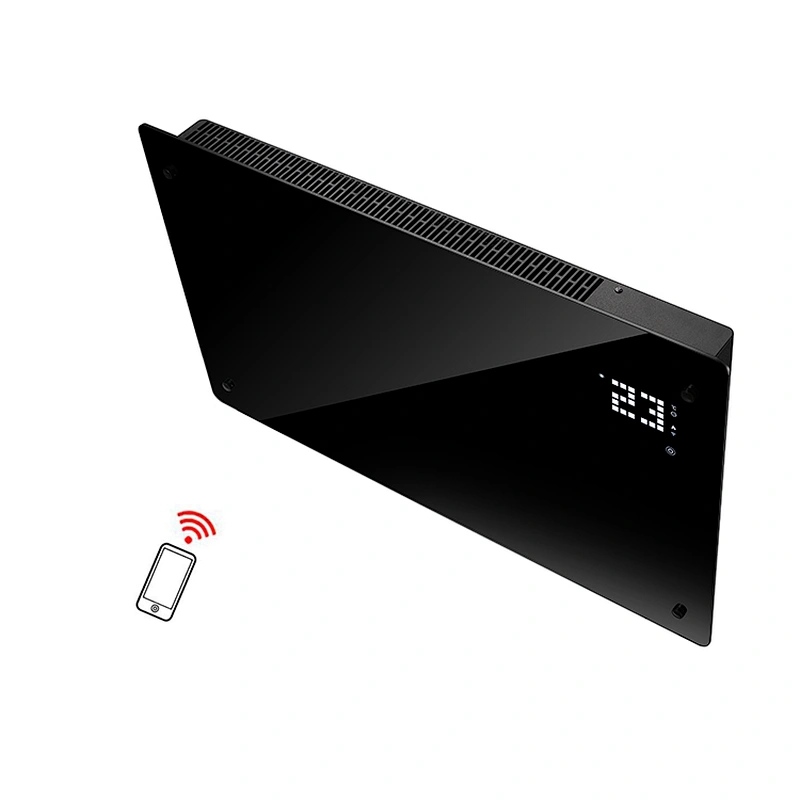 Digital convector electric heater wall glass heater 2000w glass