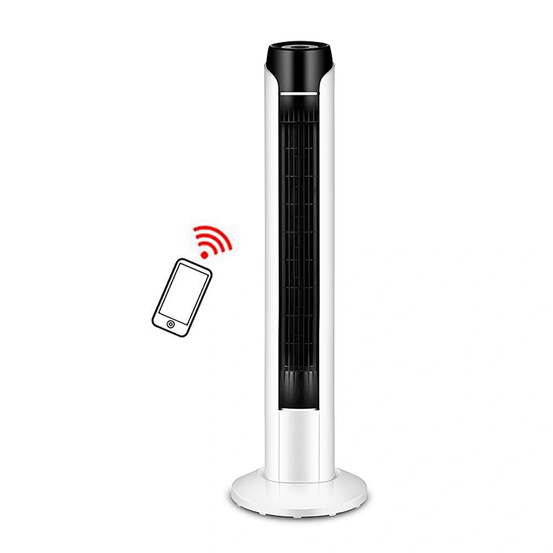 36 inch LCD display standing ABS plastic pedestal air cooling air conditioning tower fan cool remote oscilate mini tower fan