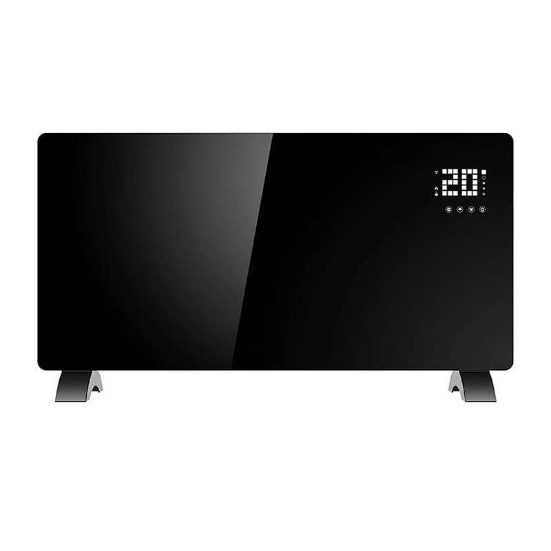 Newest wifi app control 1000w 1500w 2000w mini series smart glass panel heater
