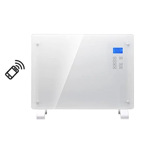 New design 2000w window detector weekly timing remote lcd panel heat heater glass