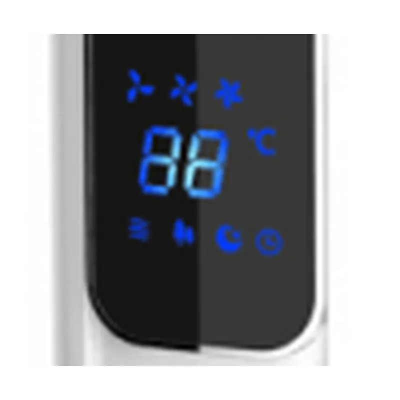 Large 47 inch bladeless fan tower fan portable electric standing remote blade less tower fan with touch screen