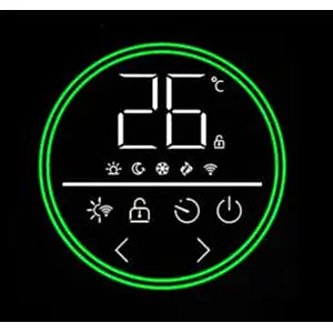 2000w wifi control led mirror heating panels floor wall glass electric heater