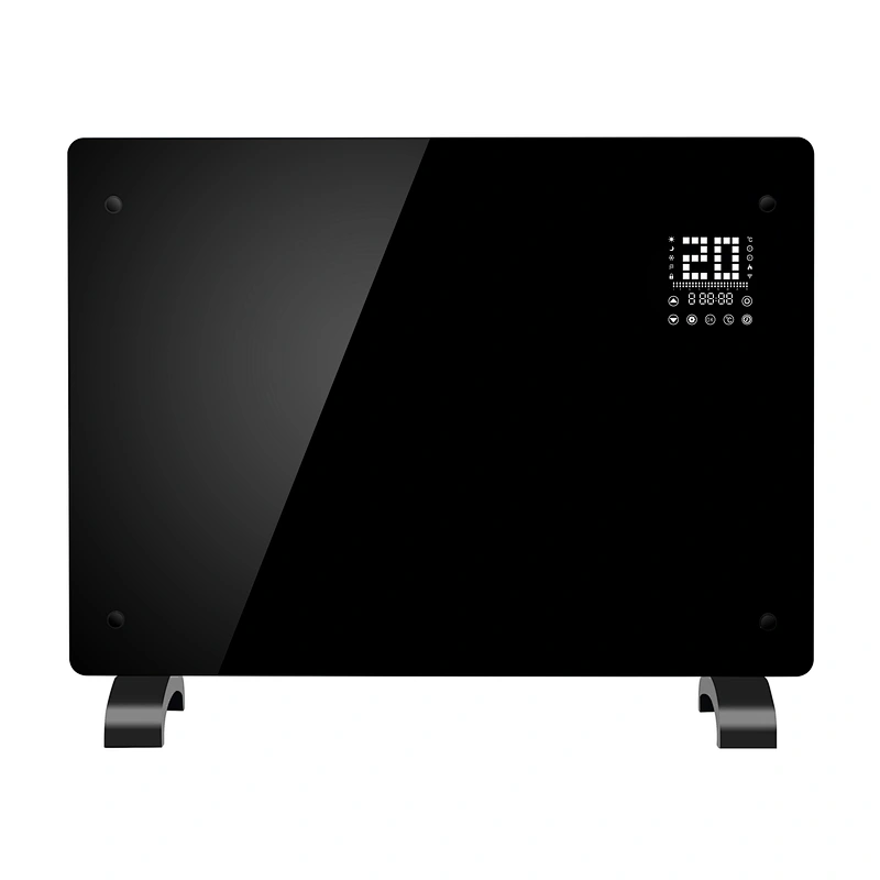 Weekly Mode Floor Standing Wall Mounted WiFi Glass Panel Electric Convection Heater for Home Room