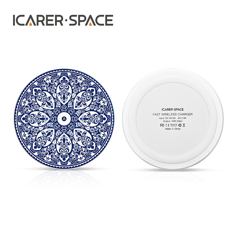 High Quality Fashionable Qi Fast Changing Wireless Charger for Mobile Phone