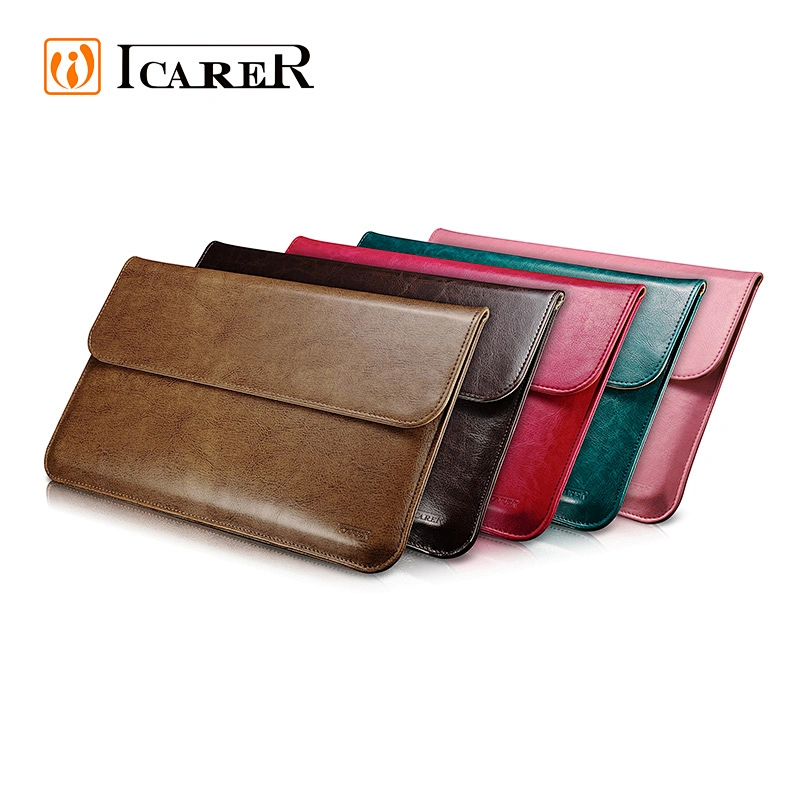13 Inches Laptop Leather Sleeve Case Pouch Compatible with for Apple 13