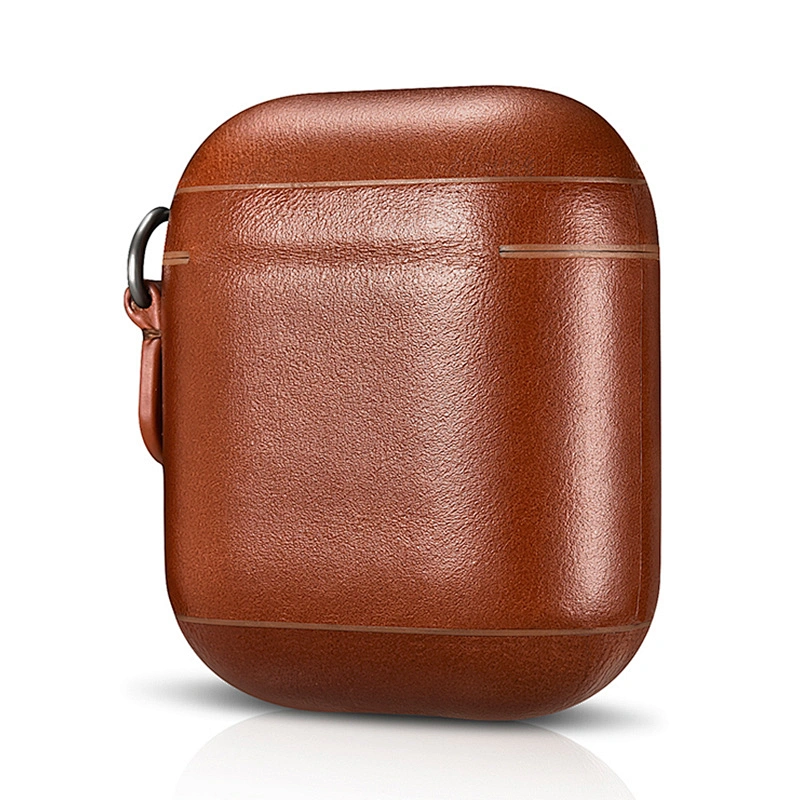 2019 New Arrival Wholesale Price for AirPods 2 Leather Case With Leather Strap