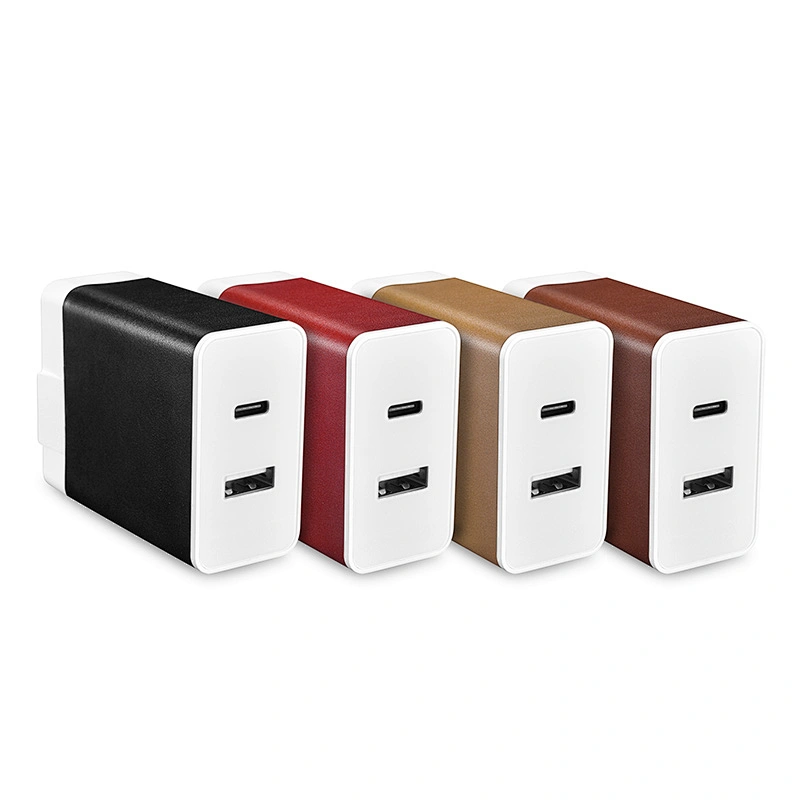 High Quality Mobile Phone Charging 5V 1A Leather Wall USB Adapter