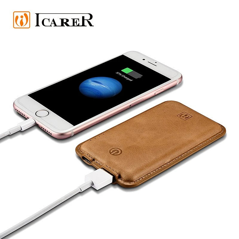 ICARER leather powerbank 4400 mah
