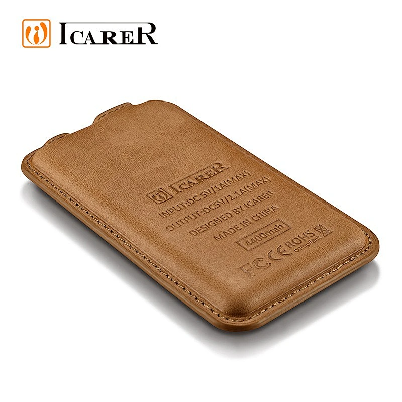 ICARER leather powerbank 4400 mah