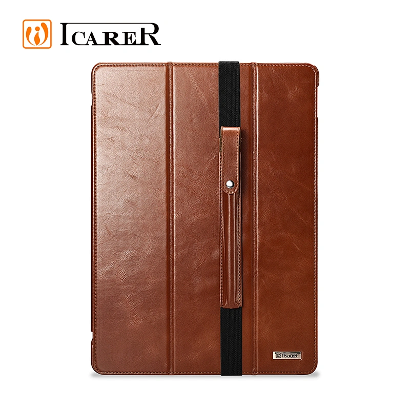 Real Leather Single Pen Slip Holder Case for iPad Pencil