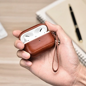 Luxury Shockproof Full Protective Cover Case Leather Charging Pouch Case for Apple Airpod Pro 3/4