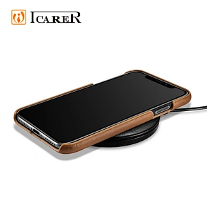 For iPhone X Genuine Leather Wallet Case Phone Case For iPhone X Card Slots Flip Cover