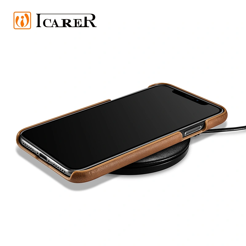 For iPhone X Genuine Leather Wallet Case Phone Case For iPhone X Card Slots Flip Cover